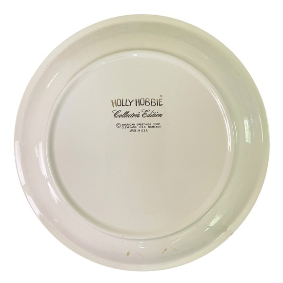 Vintage American Greetings Hollie Hobbie Collector’s Edition Decorative Plate - Picture 9 of 10